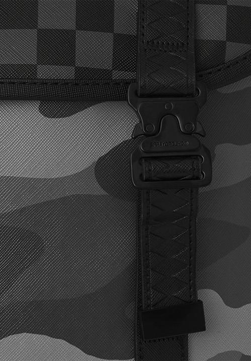 Sprayground - Split up camo Monte Carlo backpack - black & grey