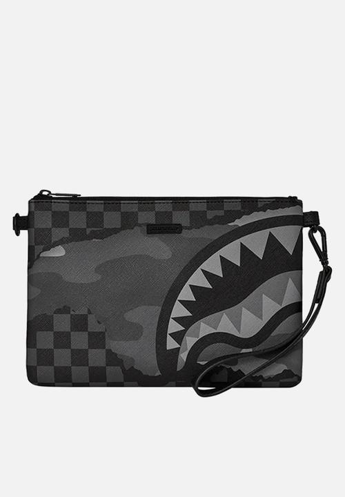 Sprayground - Split up tear crossbody - black & grey