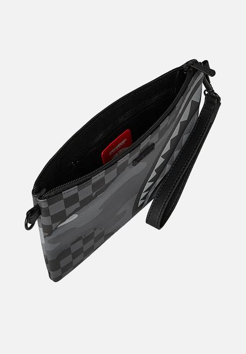Sprayground - Split up tear crossbody - black & grey