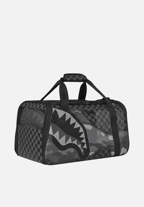 Sprayground - Split up camo tear: pet carrier - black & grey
