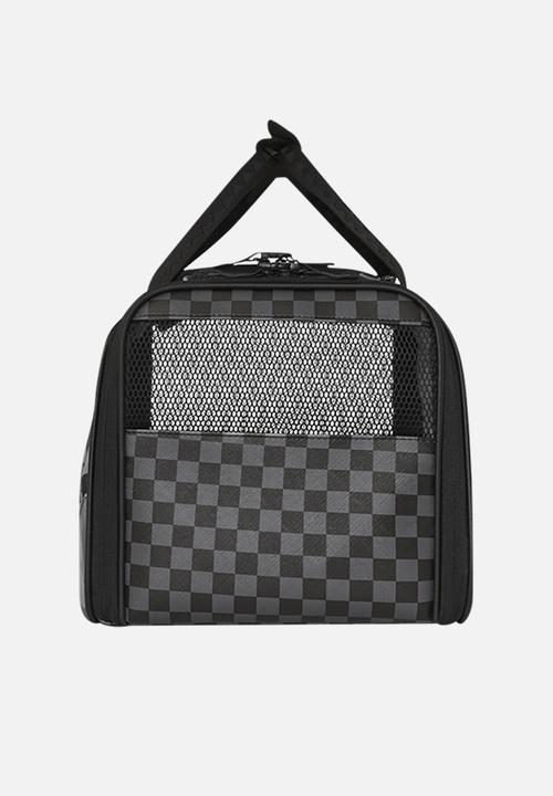 Sprayground - Split up camo tear: pet carrier - black & grey