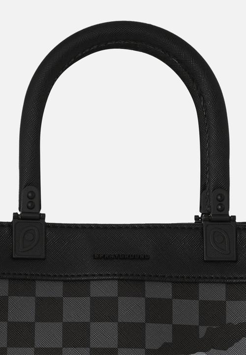 Sprayground - Split up tear tortuga tote - black & grey