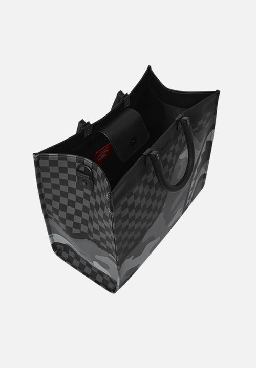 Sprayground - Split up tear tortuga tote - black & grey