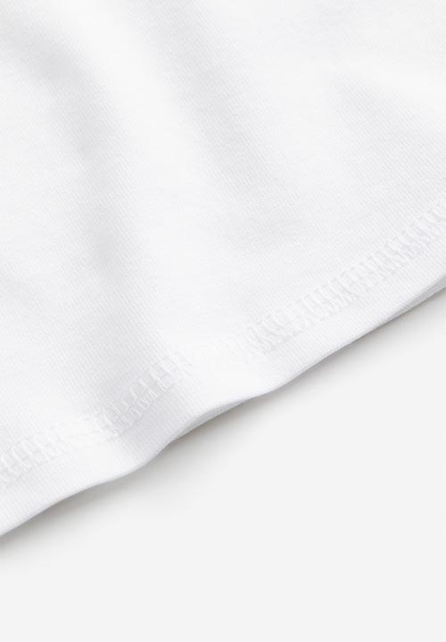 H&M - Cropped T-shirt - white