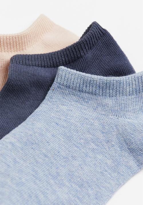H&M - 7-Pack trainer socks - light blue light pink
