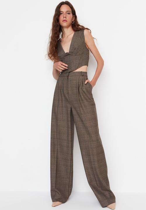 Trendyol - Woven Trousers - Brown