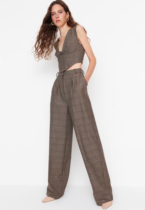 Trendyol - Woven Trousers - Brown