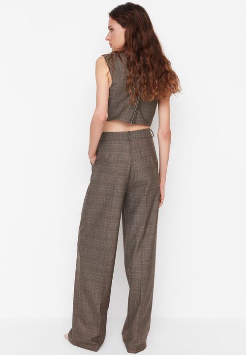 Trendyol - Woven Trousers - Brown