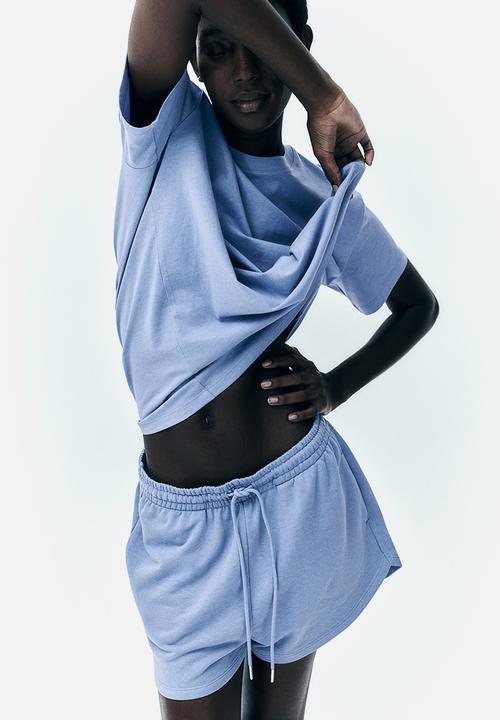 H&M - Cotton T-shirt - dusty blue