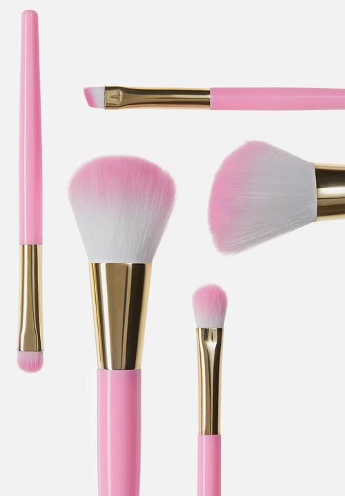 H&M - 5 Pack mini make-up brushes - light pink