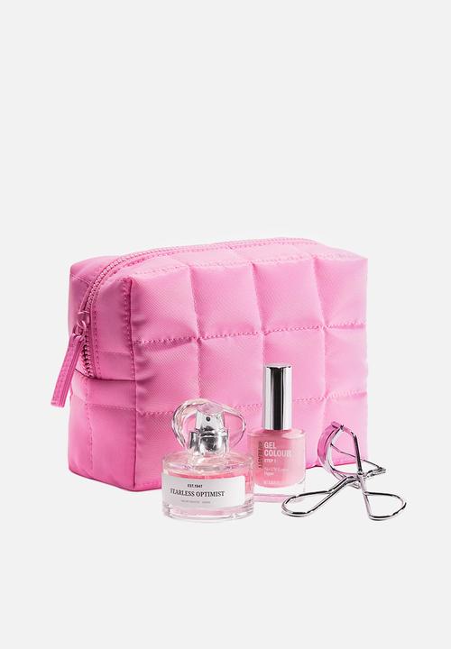 H&M - Quilted make-up bag - light pink