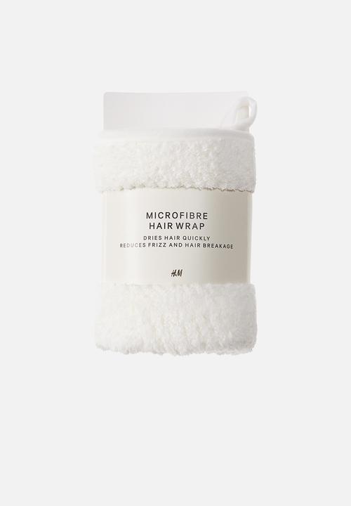 H&M - Microfibre hair wrap - white