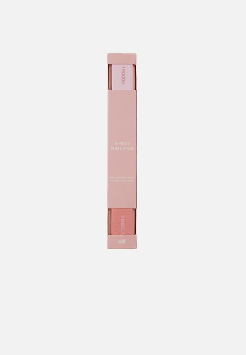 H&M - 4-way nail file - pink