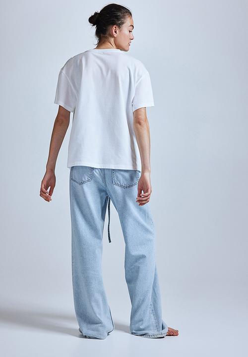 H&M - Oversized T-shirt - white