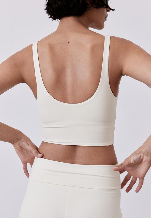 H&M - Softmove™ medium support sports bra - cream