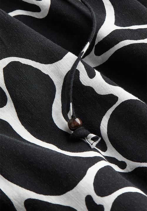 H&M - Tunic dress - black patterned