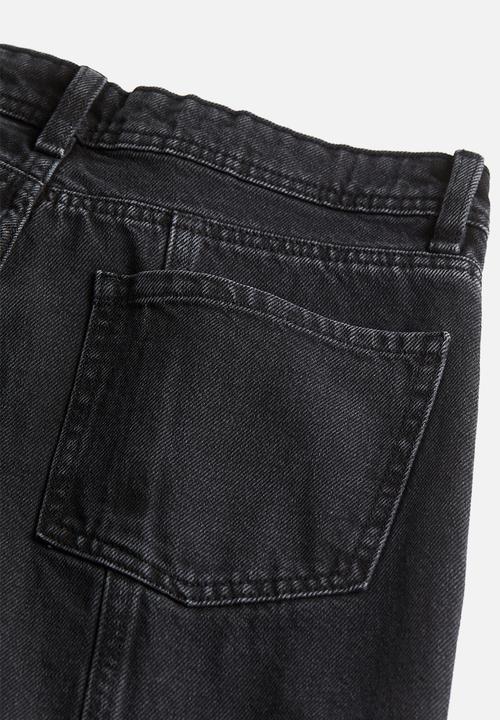 H&M - Wide regular jeans - black