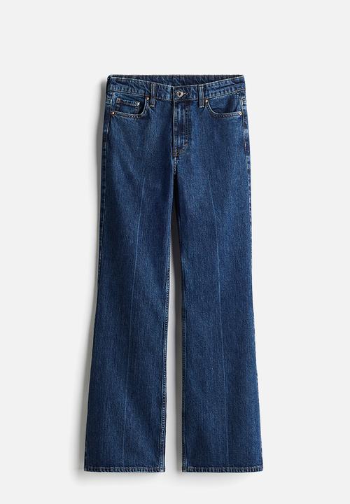 Bootcut high jeans - blue - 1198343013