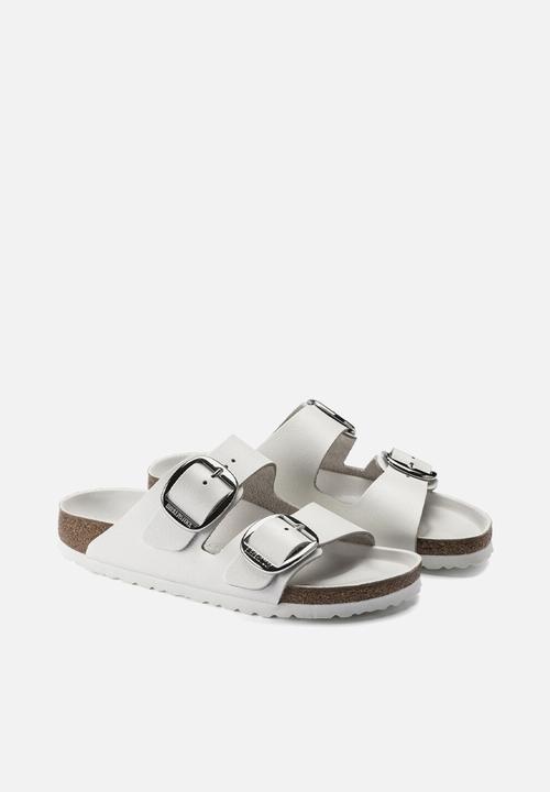 Birkenstock - Arizona big buckle leather narrow - white