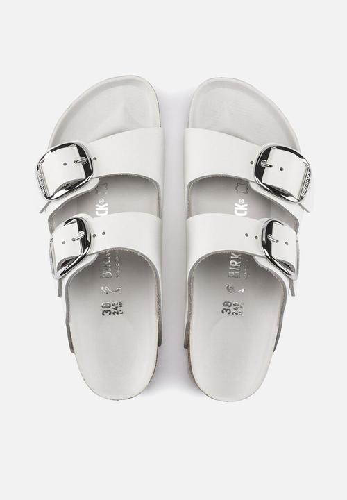 Birkenstock - Arizona big buckle leather narrow - white