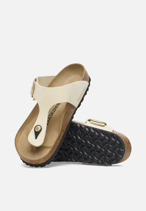 Birkenstock - Gizeh big buckle leather regular - ecru