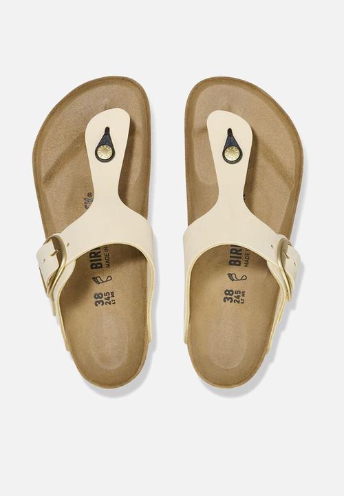 Birkenstock - Gizeh big buckle leather regular - ecru