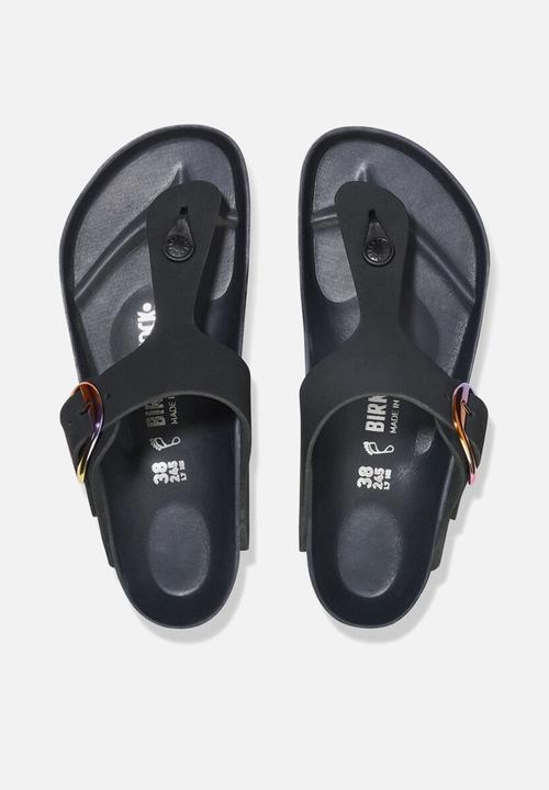 Birkenstock - Gizeh leather regular - black