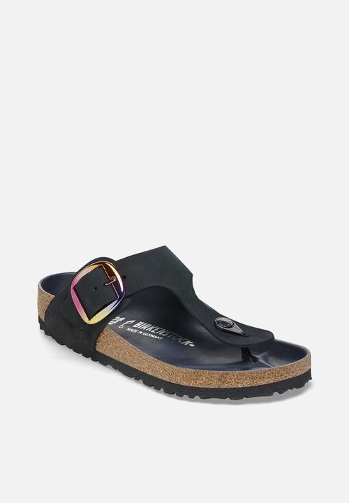 Birkenstock - Gizeh leather regular - black
