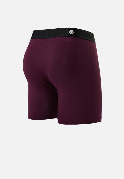 Stance Socks - Grape boxer brief butterblend - portwine