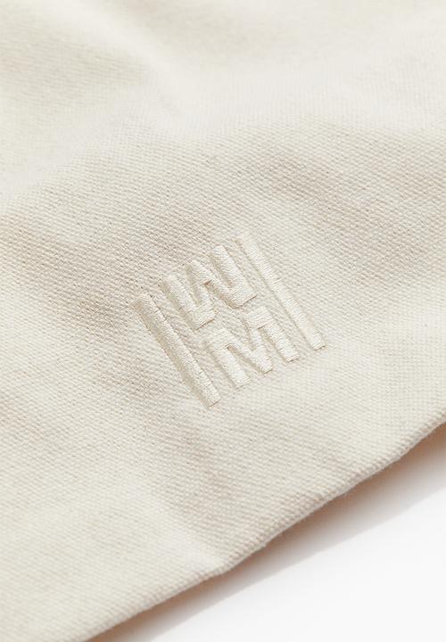 H&M - Canvas shopper - natural white