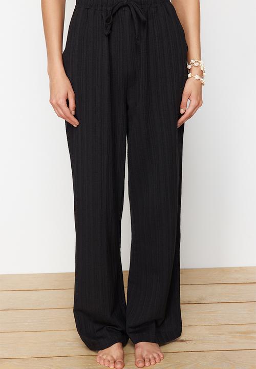 Trendyol - Woven blouse trousers set - black
