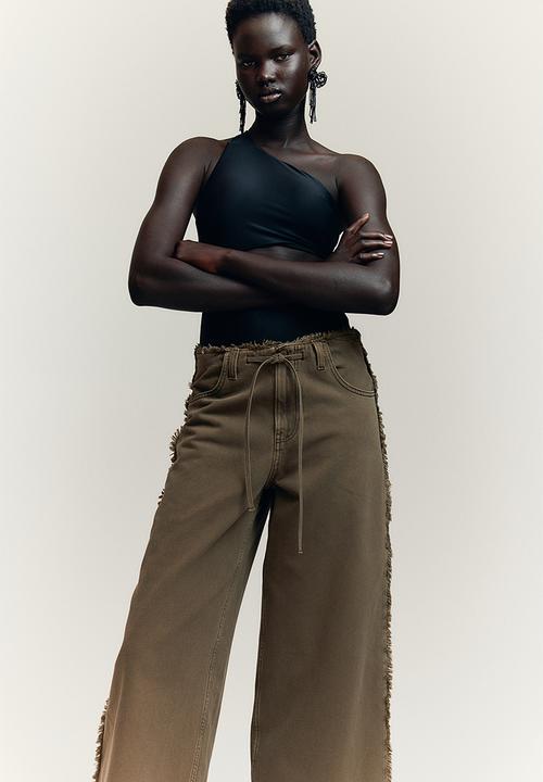 H&M - Baggy regular jeans - beige