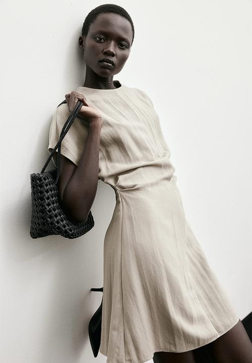 H&M - Tapered-waist dress - beige