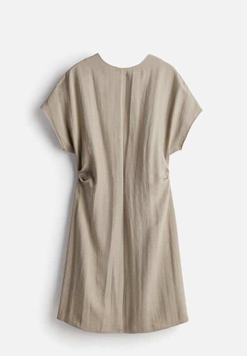 H&M - Tapered-waist dress - beige