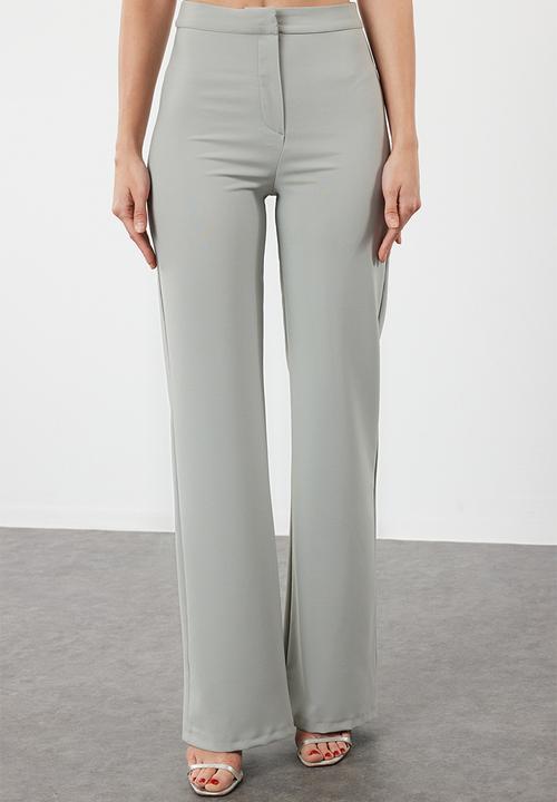 Trendyol - Carmen collar woven top-bottom set - mint