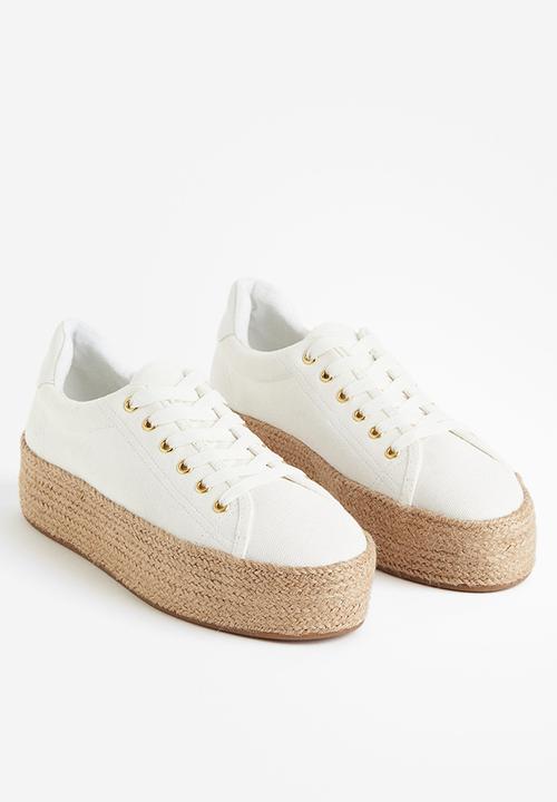 H&M - Espadrille trainers - white