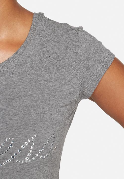 GUESS - Rhinestone Circle Tee