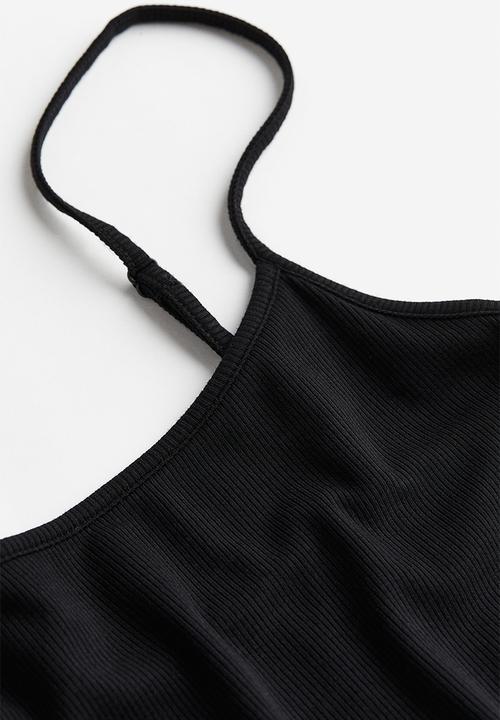 H&M - Ribbed maxi dress - black