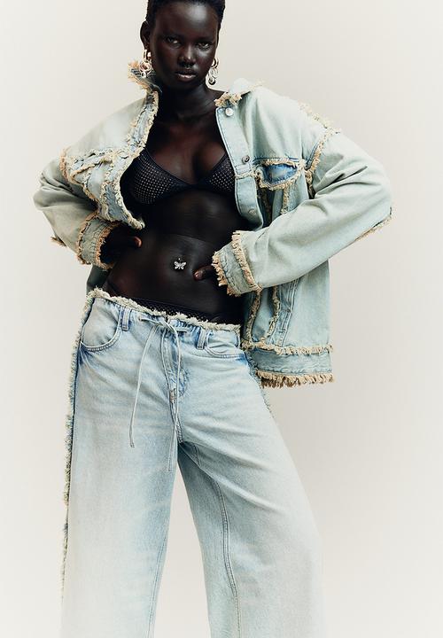 H&M - Baggy regular jeans - pale denim blue