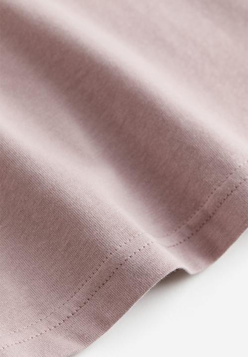 H&M - Oversized t-shirt - dusty pink marl