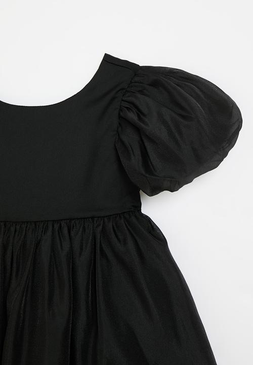 Pop Candy - Puff sleeve dress - black