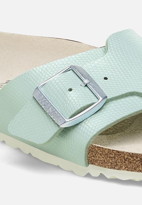 Birkenstock - Catalina shiny lizard narrow - surf green