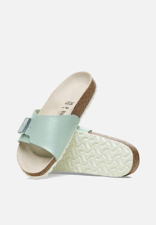 Birkenstock - Catalina shiny lizard narrow - surf green