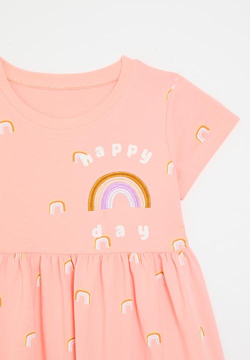 Pop Candy - Printed dress - orange