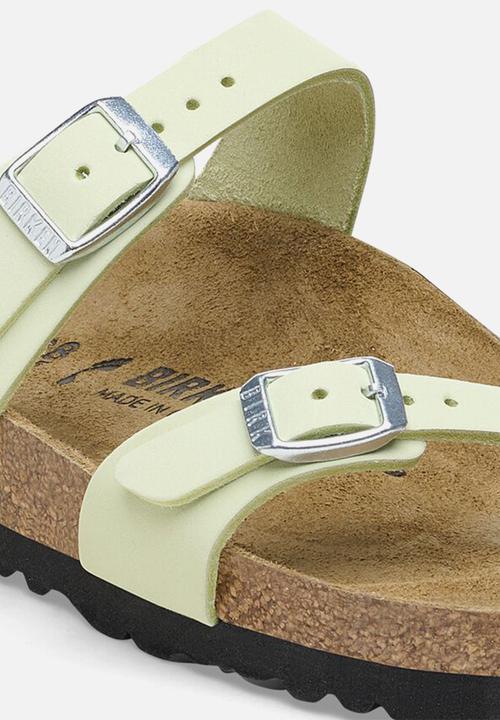Birkenstock - Mayari leather narrow - faded lime