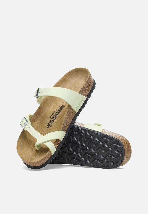 Birkenstock - Mayari leather narrow - faded lime