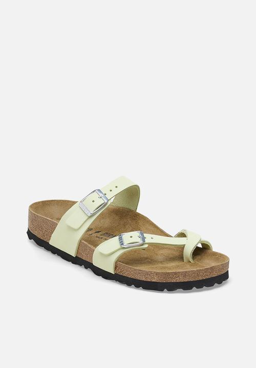 Birkenstock - Mayari leather narrow - faded lime