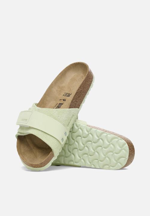 Birkenstock - Oita leather narrow - faded lime