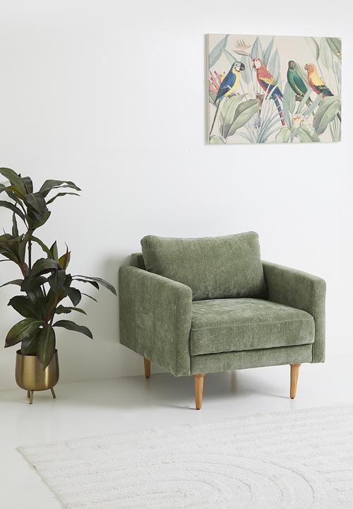 Sixth Floor - Hadley armchair - fior sage