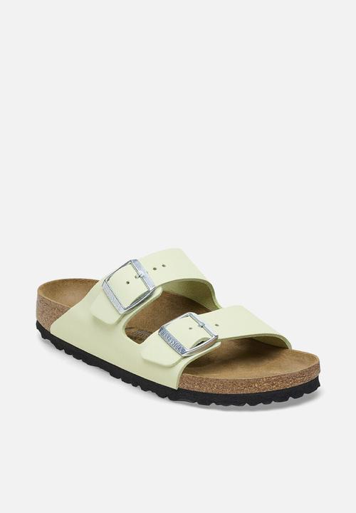 Birkenstock - Arizona leather narrow - faded lime